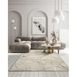 MERINOS Creation 50055 Kurzflorteppich 140 x 200 cm Beige