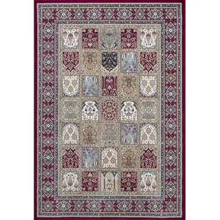 Webteppich , Rot , Textil , Ornament , rechteckig , 160x230 cm , Textiles Vertrauen - Oeko-Tex® , für Fußbodenheizung geeignet, in verschiedenen Größen erhältlich, Fasern thermofixiert (heatset) , Teppiche und Böden, Teppiche, Webteppiche