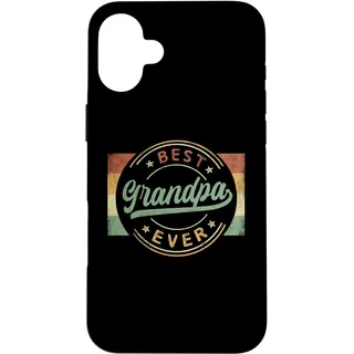 Hülle für iPhone 16 Plus Best Grandpa Ever Emblem Father's Day Grandpa Gifts Funny