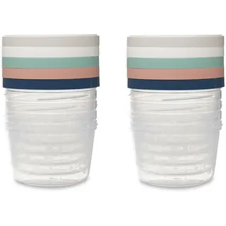 Thermobaby Frischhaltedosen für Babys, 250 ml, mikrowellengeeignet, gefriergeeignet, spülmaschinenfest, stapelbar, zufällige Farbauswahl, hergestellt in Frankreich, 10 Stück