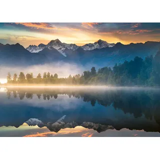 Ravensburger Puzzle 12000356 - Sonnenaufgang über Lake Matheson, Neuseeland - 1000 Teile Puzzle für Erwachsene und Kinder ab 14 Jahren, Puzzle mit Landschaft und Natur