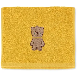 Sterntaler Bär Ben Kinderhandtuch 50 x 30 cm gelb