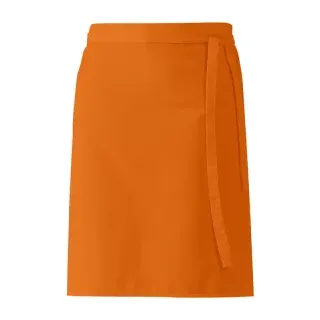 Leiber Vorbinder Schürze, ca. 60 x 80 cm, unisex, Schürze ideal für das Bistro, Farbe: orange, Größe 34