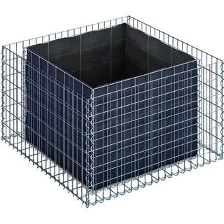 Gabiona Gabionen-Hochbeet eckig 60 x 100 x 100 cm Maschenw 5 x 10 cm