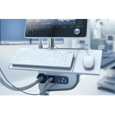 Bild von AK-C8112 Medical Kabellose Tastatur USB Weiß