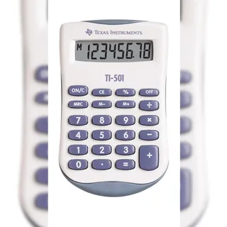 Texas Instruments TI-501 Blau/Weiß