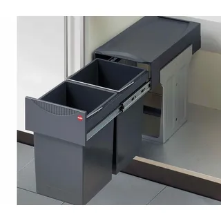 HAILO Tandem 2x15 l Grau