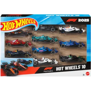 Hot Wheels F1 Racing 1:64 10-Pack