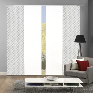 HOME WOHNIDEEN Flächenvorhang-Set »MARPENT 4er grau 60x245 cm