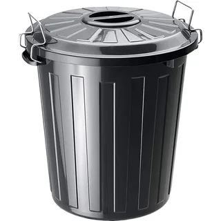 Rotho Mülltonne 25 l Schwarz