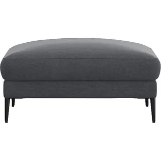 flexlux Pouf »Belle Polsterhocker, Sitzhocker,« Skandinavisches Design, In hochwertiger Verarbeitung, grau