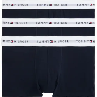 Tommy Hilfiger Herren 3er Pack Boxershorts Trunks mit Logobund