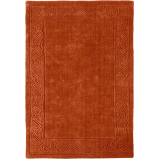 Teppich HEINE HOME Gr. 5, orange (terracotta), B:160cm H:20mm L:230cm, Wolle, Teppiche, Teppich