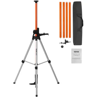 Vevor Wasserwaage Stativ Aluminium 40,94-133,85 Zoll