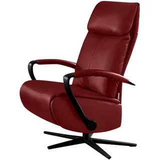 W.SCHILLIG Relaxsessel "rumbaa" wahlweise mit Doppelmotor, in Größen S, M & L, mit 5-Sternfuß, ruby rot z59