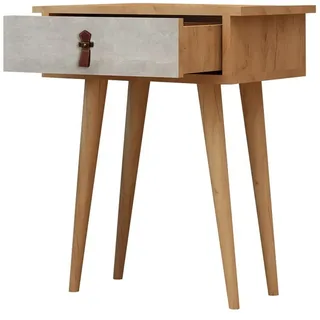 WELL HOME MOBILIARIO & DECORACIÓN Konsole, 100% melaminbeschichtete Spanplatte, Eiche Weiß