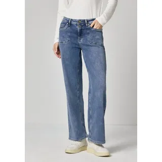 STREET ONE Wide Leg Jeans light Blue authentic, 30,