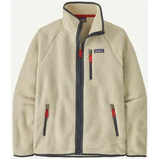 Patagonia Ms Retro Pile Jkt w/Smolder Bl XS - Weiß