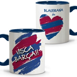 Barcelona Tasse. Fussball Tasse. Kaffeebecher. Keramikbecher 330ml. Originelle Tassen zum Verschenken. Verschiedene Ausführungen. Barcelona fanartikel