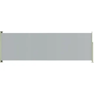 vidaXL Seitenmarkise Ausziehbar 200x600 cm Grau - Grau