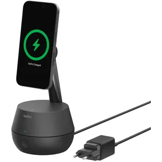 Belkin Auto-Tracking-Ständer Pro mit DockKit MagSafe-kompatibel 15W kabelloses Laden schwarz