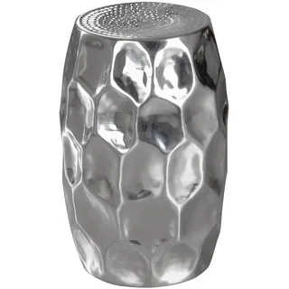 Wohnling Beistelltisch Aluminium silber 30,0 x 30,0 x 47,0 cm