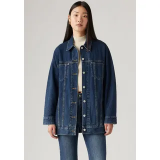 Levi's® Jeansjacke »BELTED DOLMAN TRUCKER« ohne Kapuze mit Gürtel, blau