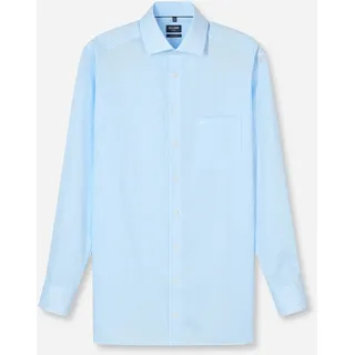 OLYMP Businesshemd »Luxor modern fit« fein gestreift, blau