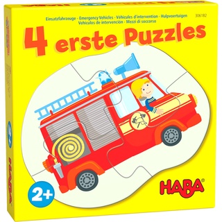 HABA 4 erste Puzzles - Einsatzfahrzeuge