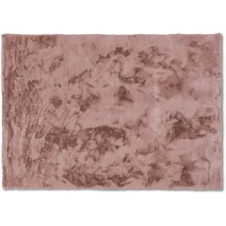 SCHÖNER WOHNEN-Kollektion Fellteppich "Tender" rechteckig 26 mm Höhe besonders weich durch Microfaser, Kunstfell, waschbar, Wohnzimmer, altrosa