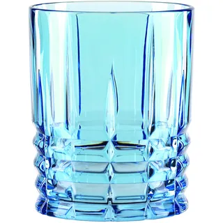 Nachtmann Whisky Glas 345 ml, Blau, Highland, 97442-0, Whiskyglas aus Kristallglas, Tumbler spülmaschinenfest