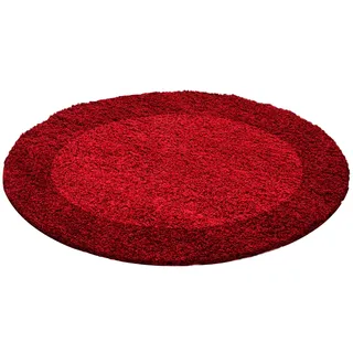 Ayyildiz Hochflorteppich »Life Rot Ø ca. 160cm