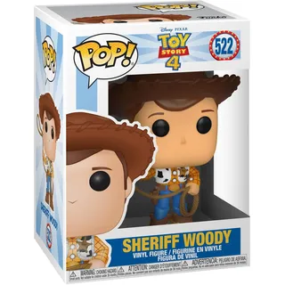 Funko Pop! Vinyl: Disney Pixar: Toy Story 4: Woody - Vinyl-Sammelfigur - Geschenkidee - Offizielle Handelswaren - Spielzeug Für Kinder und Erwachsene - Movies Fans - Modellfigur Für Sammler