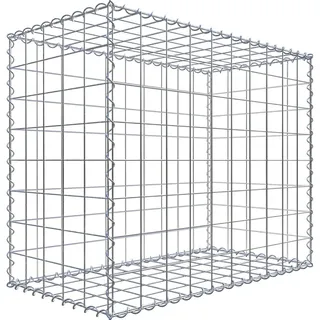 Gabiona Gabione 100 cm x 80 cm x 50 cm mit Maschenweite 10 cm x 10 cm
