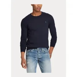 Polo Ralph Lauren für Herren. 710684957001 Slim Fit Pullover 710684957001 navy (XL), Lässig, Baumwolle, Marine