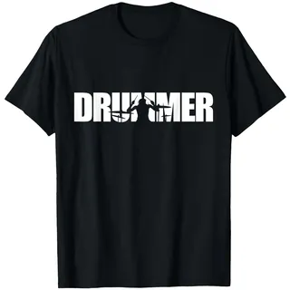 Drummer Design Schlagzeug und Trommler Schlagzeuger T-Shirt