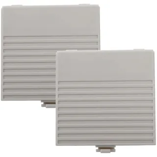 Ersatzbatterie für Akku für Game Boy Gameboy, Kunststoff, Grau, 2 Stück