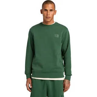 Sweatshirt TIMBERLAND "Silicon Badge (LB) Crew Neck", Herren, Gr. XXL, grün (pineneedle), Obermaterial: 100% Baumwolle, Sweatshirts Sweatshirt, Langarm-Design, für Erwachsene, aus Baumwolle, bequemer Schnitt
