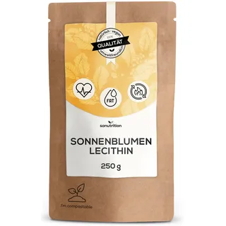 Sanutrition® - reines Sonnenblumenlecithin Pulver 250 g