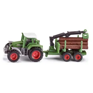 Siku 1645 - Traktor mit Forstanhänger 1:87