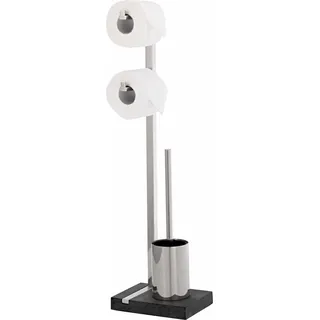 BLOMUS WC-Garnitur »MENOTO« aus Edelstahl, silberfarben