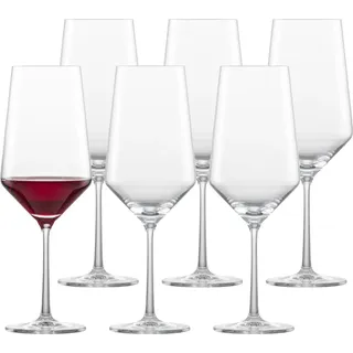 Zwiesel Glas PURE Bordeaux Rotweinglas 6er Set - Transparent