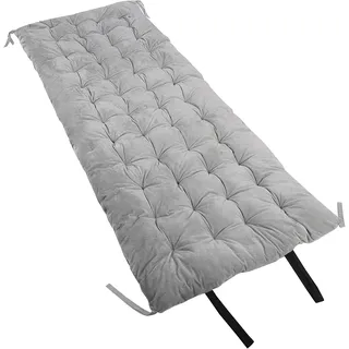 REDCAMP XL Weich Campingbett Feldbettauflage 190 x 70 cm,Martratze für Feldbett Klappbar,Bequem Gut Dicke Baumwollauflage mit Hochwertiger Polyesterfüllung Schlafmatratze Pad,Grau Dicker