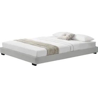 Corium Kunstlederbett Masari 140x200 cm Weiß