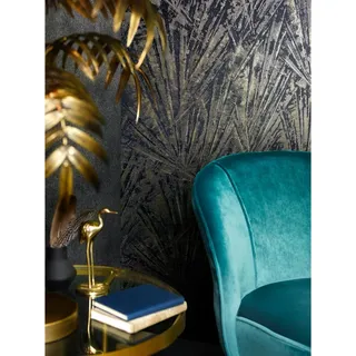 Marburg Vliestapete Papis Loveday Struktur Schwarz-Beige FSC®