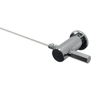 GARDINIA Seilspanngarnitur 1-läufig Ø 5 mm 500 cm Grau/Schwarz