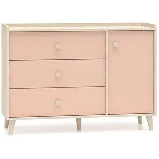 furnlux Mevel 120 x 85 x 40 cm Rosa / Beige