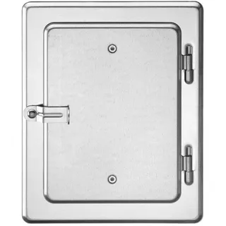 FireFix Kamintür Stahl 140 x 21 cm Weiß