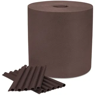 COVER IT Garten Sichtschutzstreifen Zaun 19 cm x 33 m Braun | Sichtschutz für Doppelstabmattenzaun 150 g/m2 – Sichtschutzstreifen für Stabmattenzaun