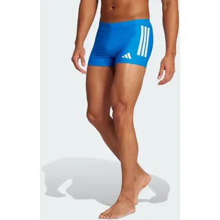 adidas 3-Streifen 2-Inch Boxer-Badehose weiß|blau XS